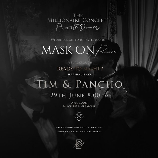 “Mask On Priveé” – An Unforgettable Night Awaits at Millionaire Concept